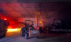 Kayseri’de kereste fabrikasında yangın! Talaş makinesi alev aldı