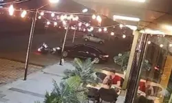 Otomobil yol verdi, motosiklet duramadı: Kayseri’de kaza kamerada