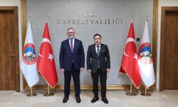 Kültür ve Turizm Bakan Yardımcısı Coşkun Yılmaz’dan Kayseri Valisi Gökmen Çiçek’e ziyaret