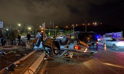 Kayseri’de takla atan otomobil karşı yola geçti! 2 yaralı