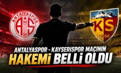 Kayserispor’un Antalya deplasmanının hakemi belli oldu: Kariyerinde ilk kez Kayserispor maçına çıkacak