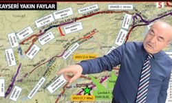 Adnan Evsen paylaştı! Kayseri’deki fay hatları o haritada ortaya çıktı