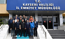 Kayseri’de Emniyet Müdürü Sinan Ergen’e sürpriz ziyaret