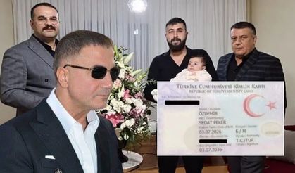 Kayseri’de bir bebeğe daha Sedat Peker ismi verildi: 50 gram altın hediyesi ulaştı