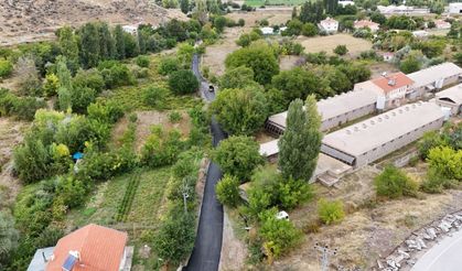 Melikgazi’de kırsal mahallelere sıcak asfalt! 2 kilometrelik yol yenileniyor