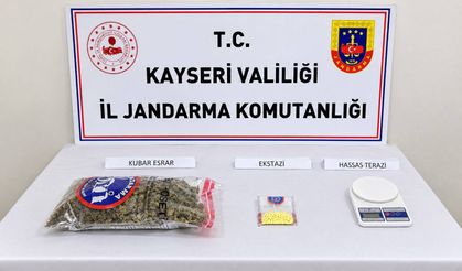 Kayseri’de uyuşturucu operasyonu: 3 gözaltı