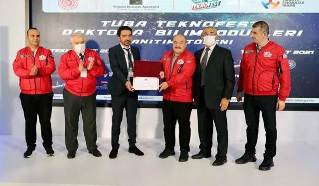 ERÜ’YE TÜBA’DAN ÖDÜL
