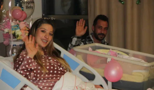 Kayseri’de yılın ilk bebeği ‘Ceylin’ oldu