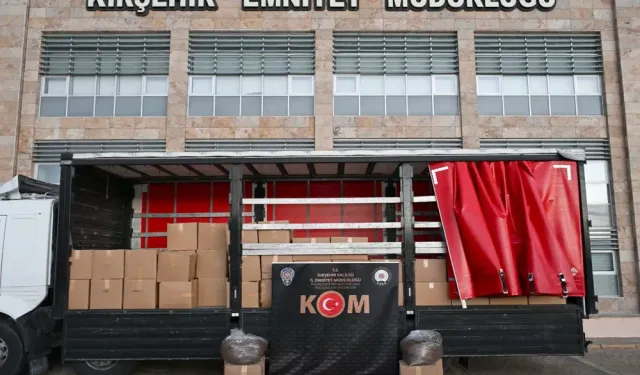 3,5 ton kaçak tütün ele geçirildi