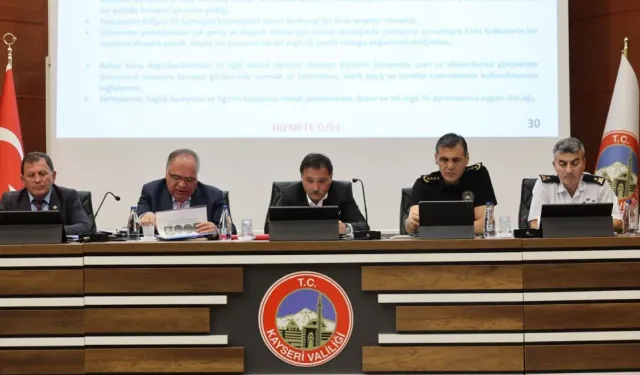 Kayseri'de yeni eğitim öğretim yılı için hazırlıklar değerlendirildi!