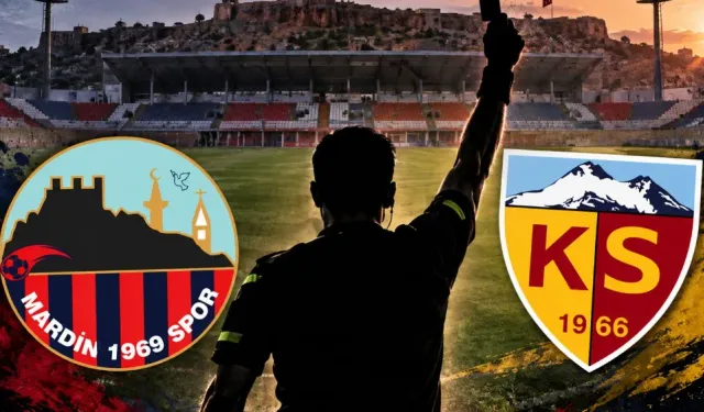 Kayserispor’un Mardin maçında düdük çalacak isim belli oldu!