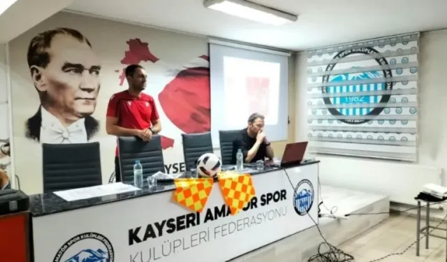 Kayseri amatör futbolunda yeni sezon öncesi kural eğitimi