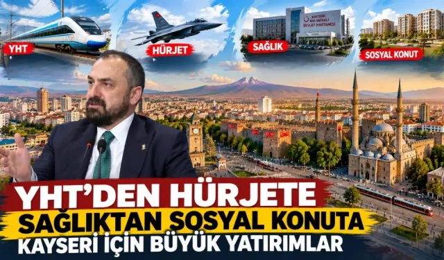 Faruk Acar Kayseri’de konuştu! Yüksek hızlı trenden Hürjet’e dikkat çeken mesajlar