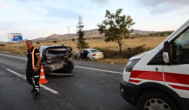Nevşehir-Kayseri yolunda korkutan kaza! Otomobil şarampole uçtu, 6 yaralı