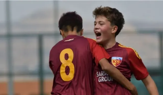 Kayserispor U14 takımı 2’de 2 yaptı