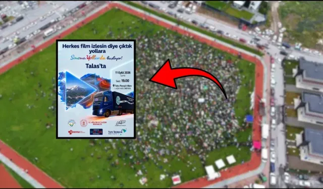 Bakanlığın sinema tırı Talas'a geliyor