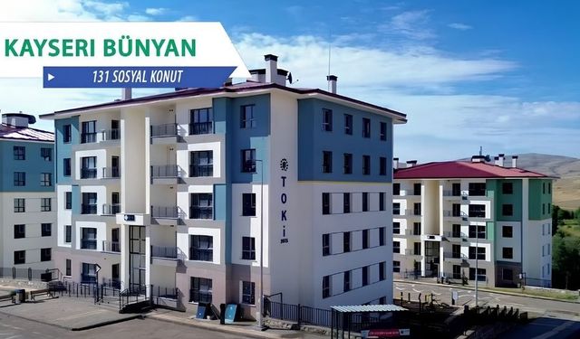 Kayseri’de 131 aile için anahtarlar teslim edildi! Yeni yuvalarına kavuştular