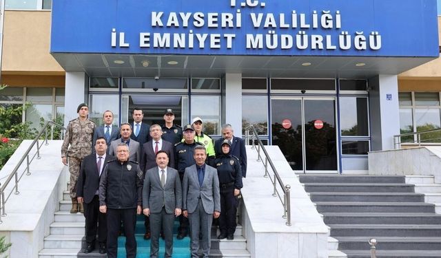 Vali Çiçek’ten Emniyet Müdürü Ergen’e ziyaret!