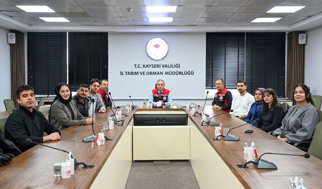 Kayseri tarım teşkilatında yeni dönem! Yeni personeller görev başı yaptı