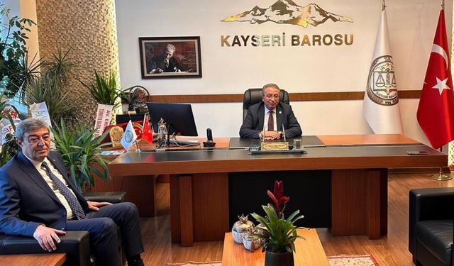 Dursun Ataş’tan Kayseri Barosu Başkanı Özsoy’a tebrik