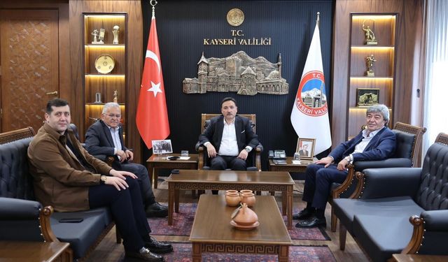 Baki Ersoy’dan Vali Gökmen Çiçek’e taziye ziyareti