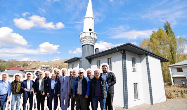 Kayseri’de depremde yıkılan cami yeniden inşa edildi
