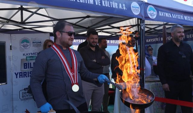 Kayseri Gastronomi Günleri’nde KAYMEK standına yoğun ilgi!