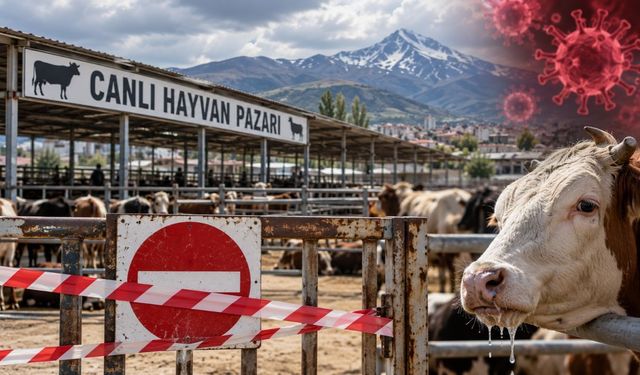 Kayseri’nin komşusunda hayvan pazarı kapatıldı! Şap alarmı