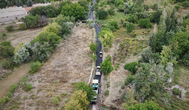 Melikgazi’de o mahalle için düğmeye basıldı! 2 kilometrelik yol yenileniyor