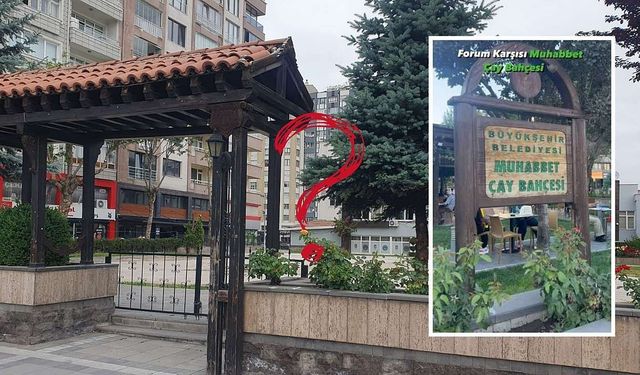 Kayseri’de yıkılan çay bahçesinin yerine ne yapılacak?