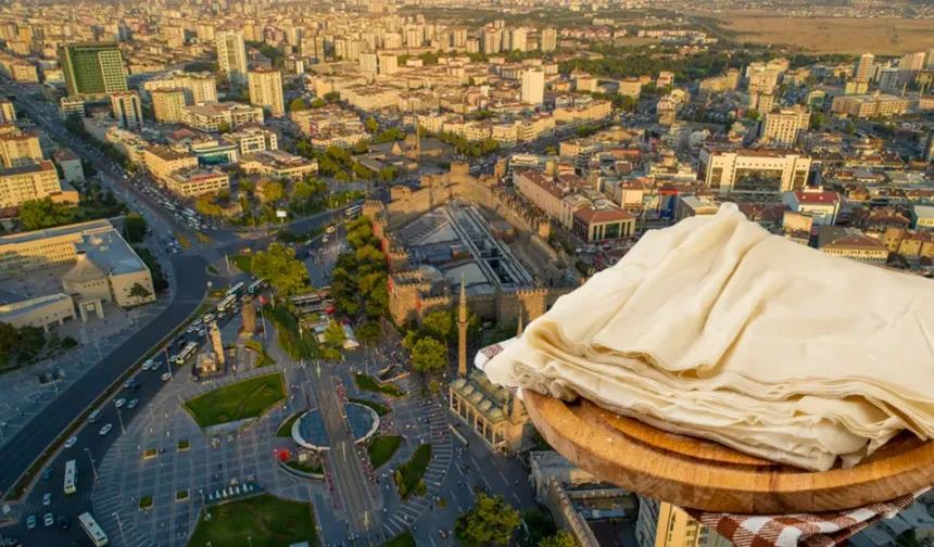 Kayseri'nin o ilçesinde bakın ne kadar yufka üretiliyor?