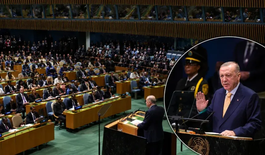 Erdoğan’dan BM’de tarihi mesajlar! Salonda alkış tufanı