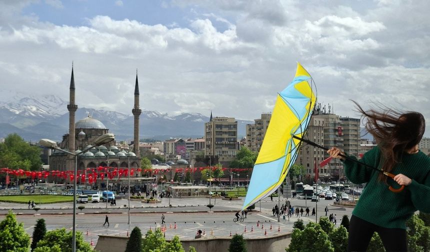 Kayseri’ye fırtına uyarısı: Saatte 80 kilometreye ulaşacak!