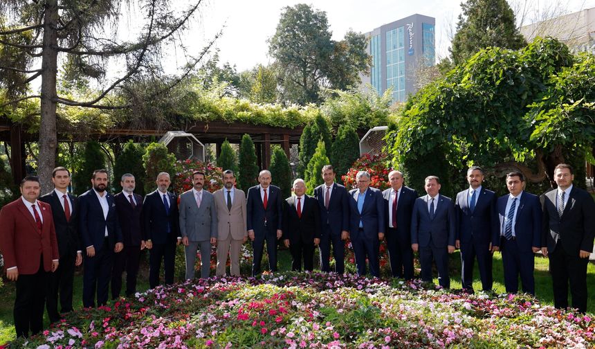 Büyükkılıç, Gülsoy ve Büyüksimitci’yi kabul etti