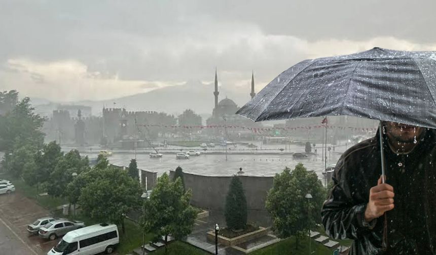Kayseri’ye sağanak uyarısı! 4 gün sürecek, sıcaklıklar çakılacak