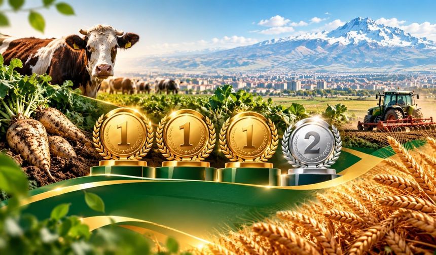 Kayseri’nin tarım örgütleri zirvede: Bakanlık derecelendirmesinde 3 kuruluş birinci oldu