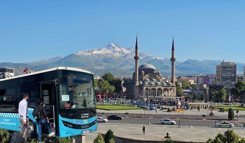 Kayseri’de toplu taşımada yeni dönem! 8 hatta düzenleme yapıldı