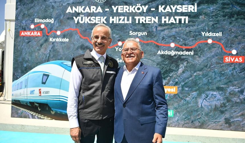 Büyükkılıç’tan YHT teşekkürü! Kayseri’nin hızlı tren projesi gündemde