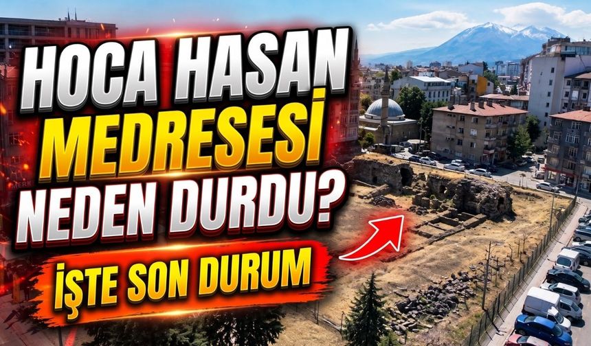 Kayseri’de tarihi Hoca Hasan Medresesi’nde çalışmalar neden durdu? İşte son durum