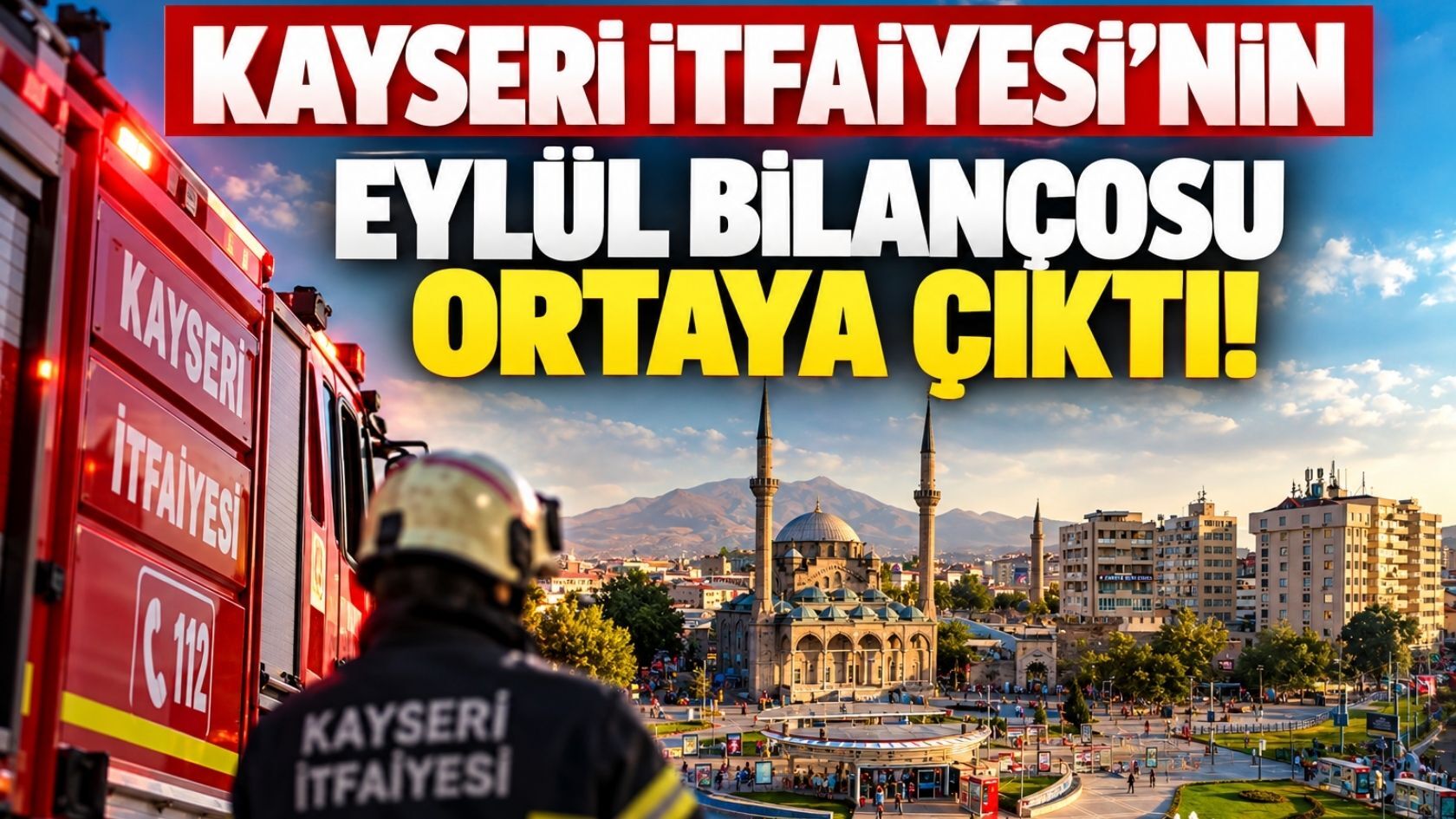 Kayseri İtfaiyesi’nin eylül bilançosu şaşırttı! Bir ayda bakın kaç olaya müdahale edildi