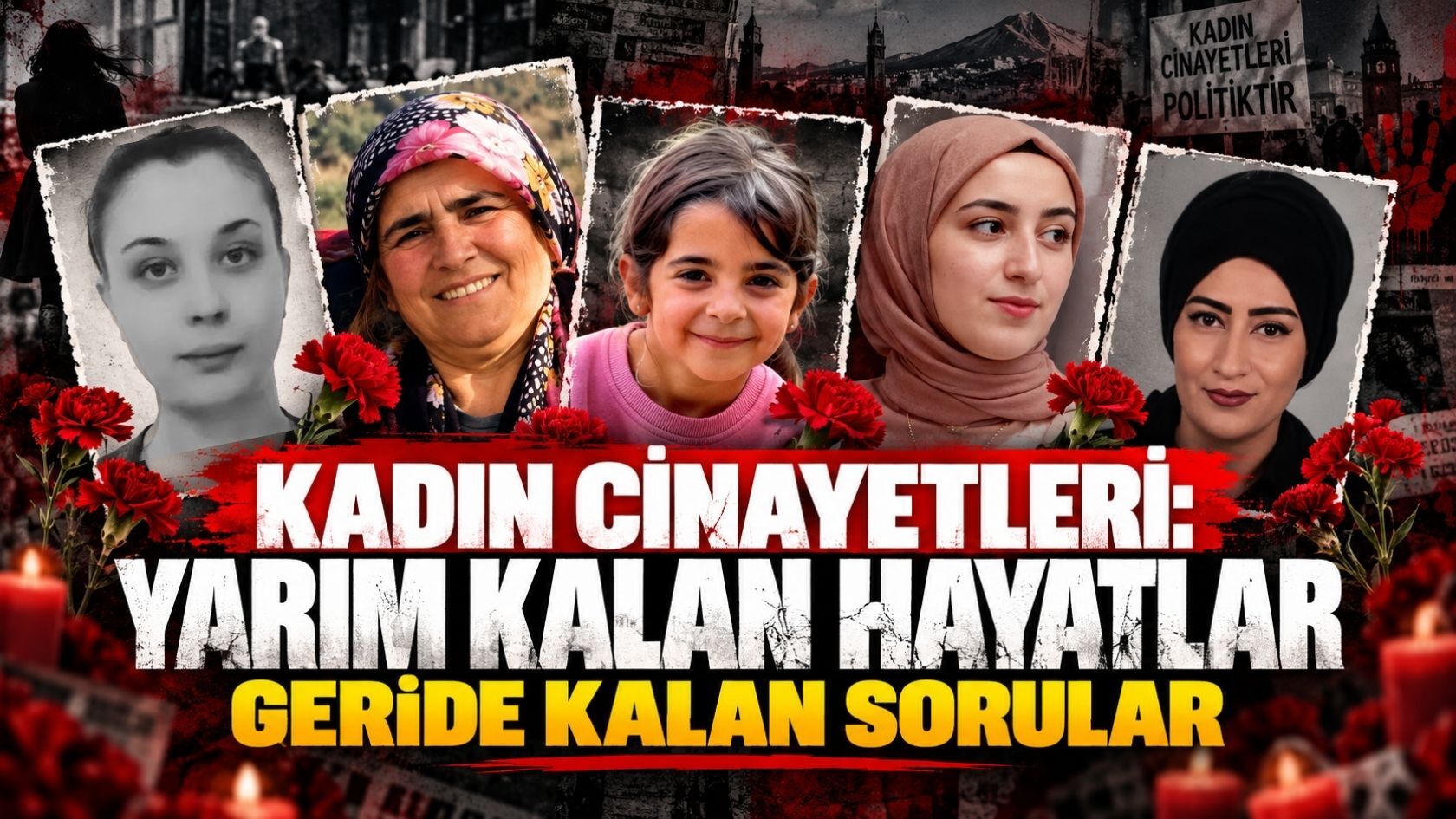 Kayseri’de kadın cinayetlerinin acı yüzü: İsimleri ve hikâyeleri
