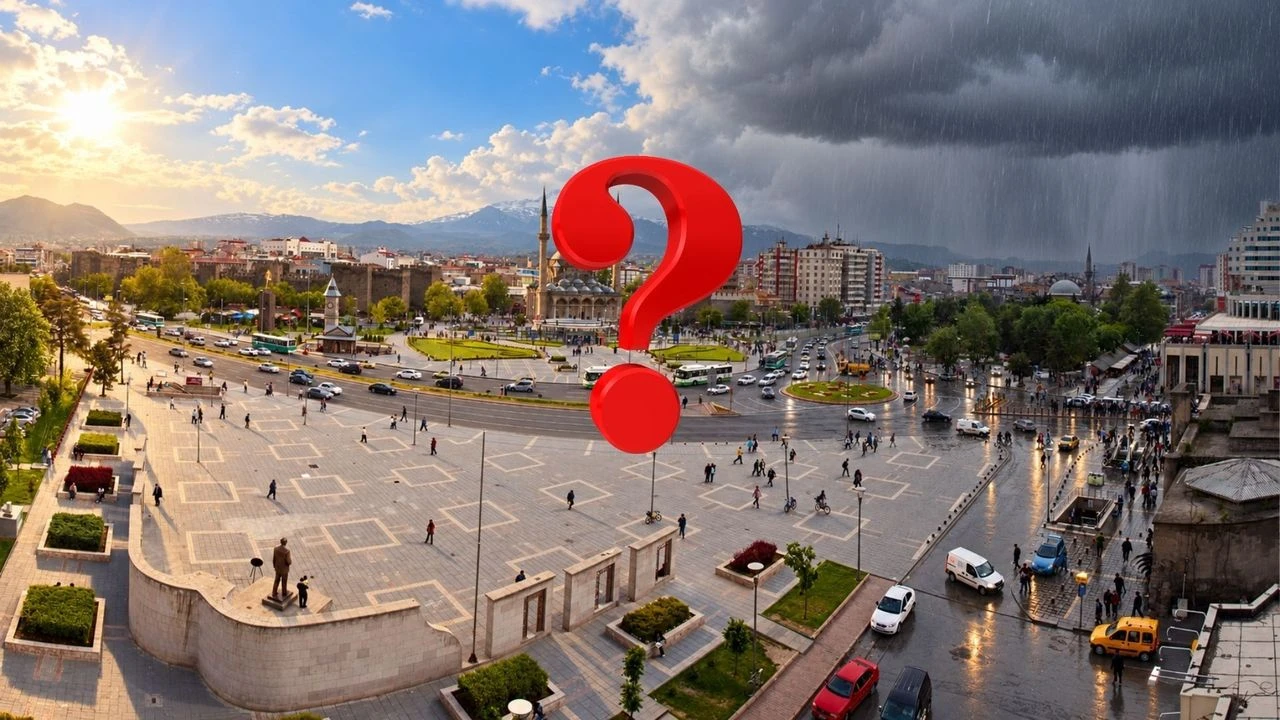 Kayseri’de güneşli günler bitiyor! Sağanak için tarih verildi