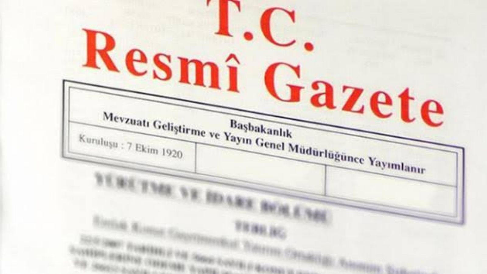16 Ekim 2026 Resmî Gazete kararları yayımlandı! İşte bugünkü düzenlemeler
