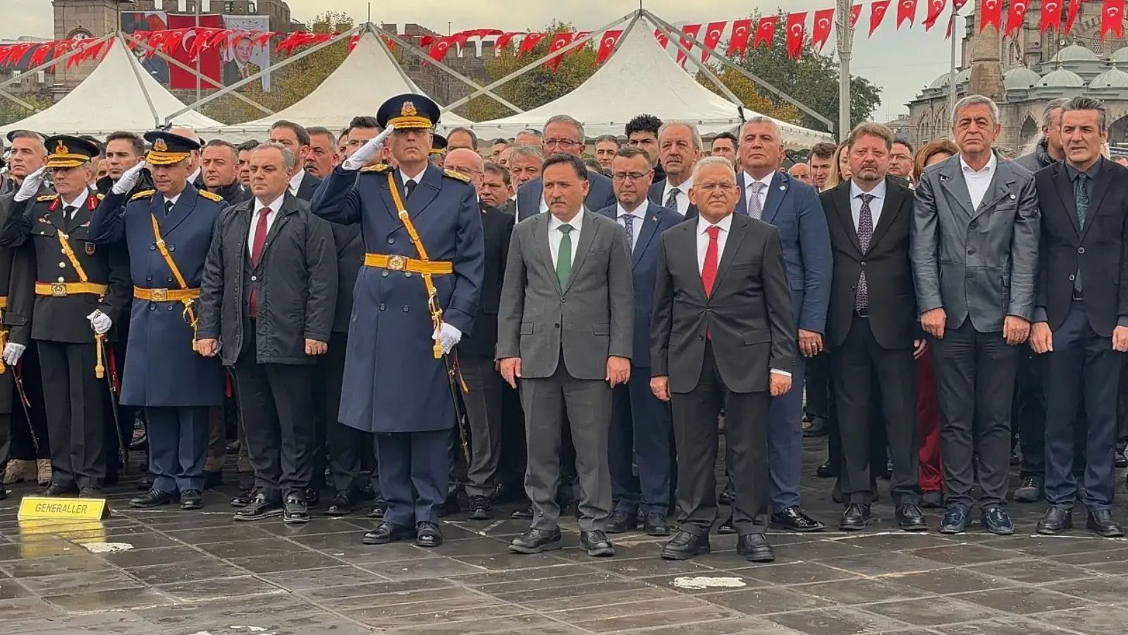 Kayseri’de Cumhuriyet Bayramı’nın 103. yıl dönümü törenleri başladı