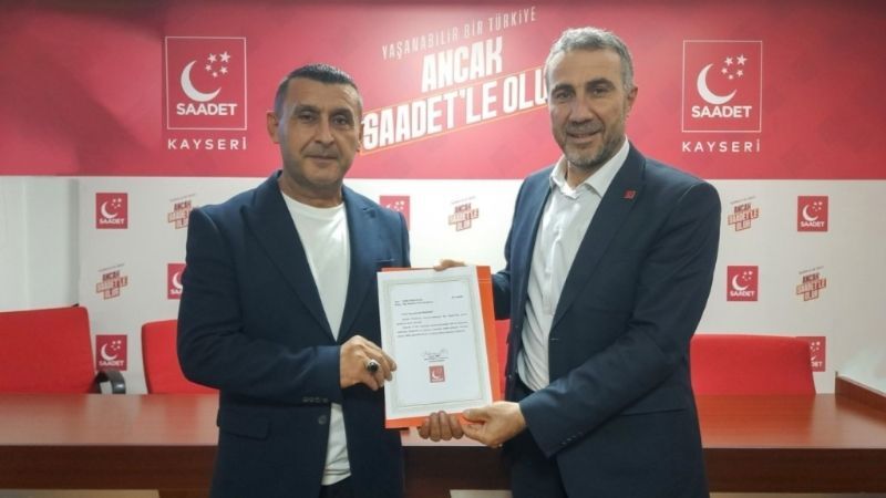 Saadet Partisi Melikgazi’de değişim! Yeni başkan belli oldu
