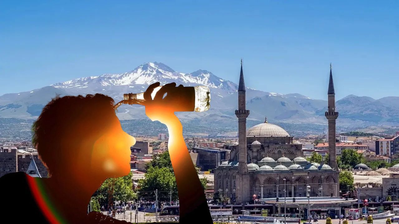 Kayseri’de pastırma sıcakları erken geldi! Bazı ilçelere sağanak uyarısı