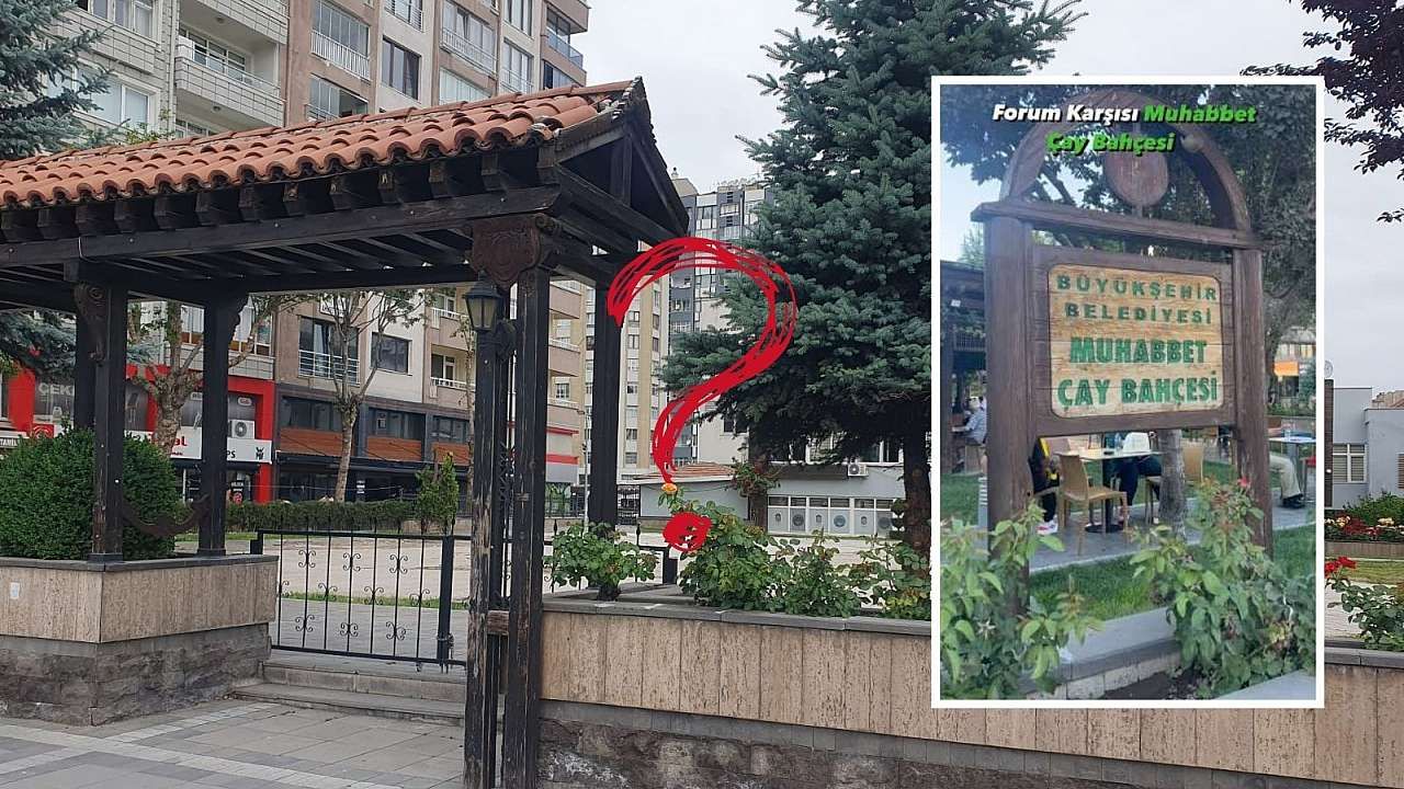 Kayseri’de yıkılan çay bahçesinin yerine ne yapılacak?