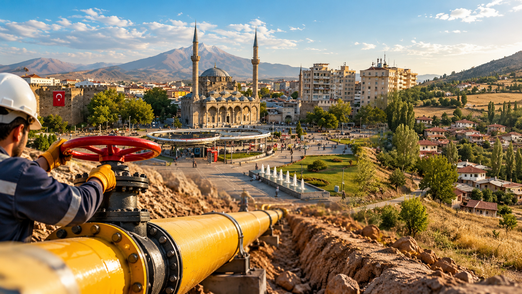 Kayseri’de doğalgaz bekleyen mahallelere müjde mi geliyor? Bakan Bayraktar o iki mahalleyi işaret etti