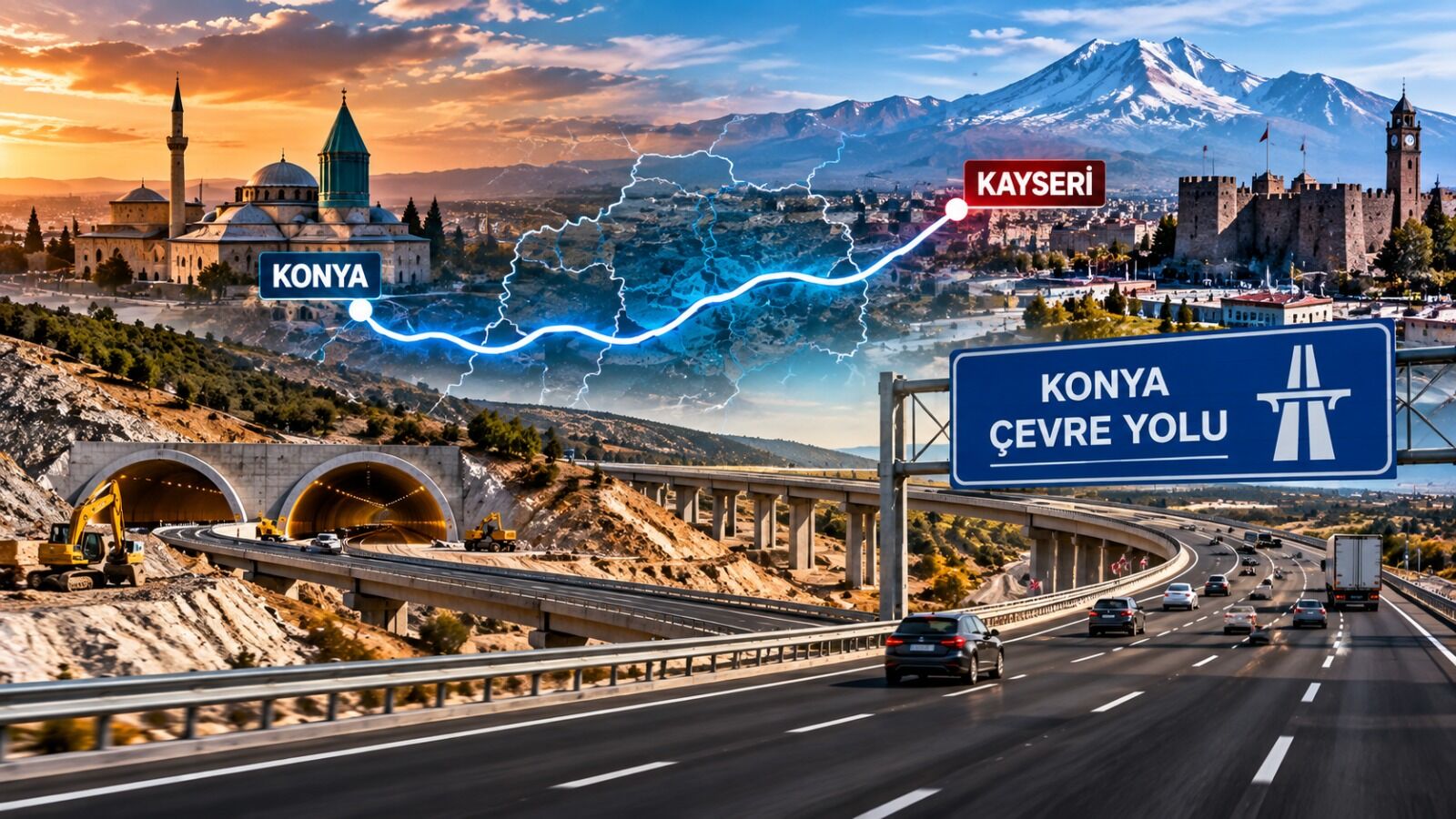 Kayseri’yi de ilgilendiriyor! Konya Çevre Yolu’nda yeni gelişme